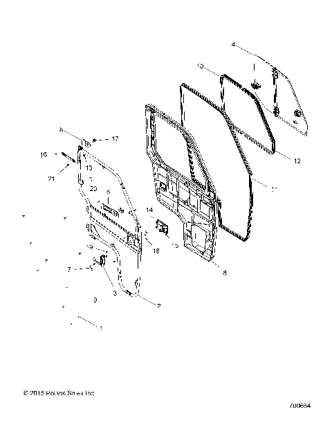 BODY, DOORS - R16B2PD1AA (700664)