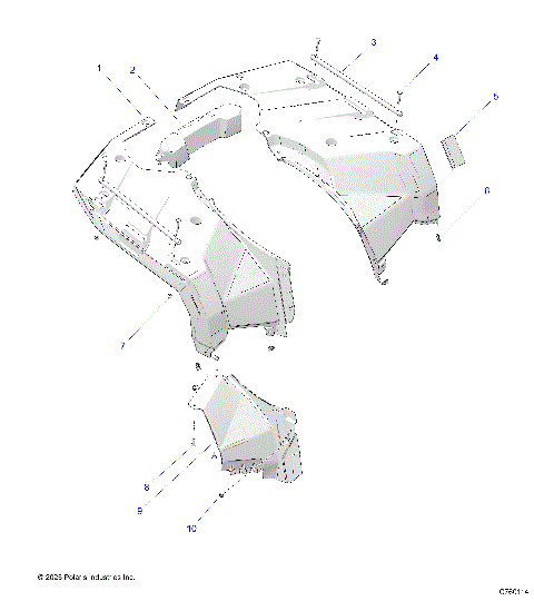 BODY, REAR CAB and STORAGE - A26SED57C1 (C760114)