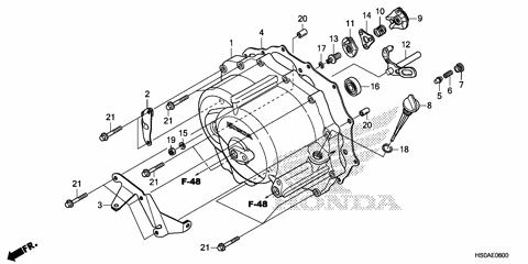 FRONT CRANKCASE COVER