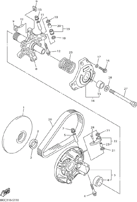 PRIMARY SHEAVE [106337]