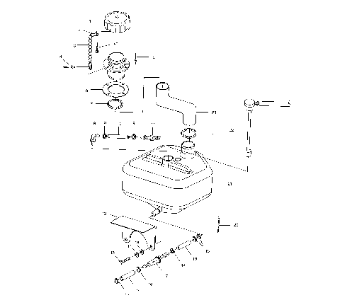 OIL TANK - W014697D (4964806480A010)