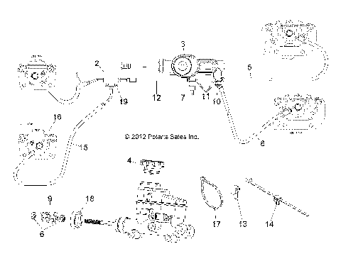 BRAKES, LINES and MASTER CYLINDER - R13WH50AG/AH/AR/AX (49RGRBRAKELINES13500CREW)
