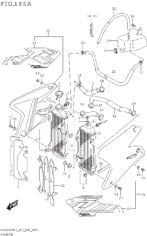 RADIATOR (DR-Z400SM3 E03)