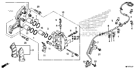 FRONT BRAKE CALIPER (2)