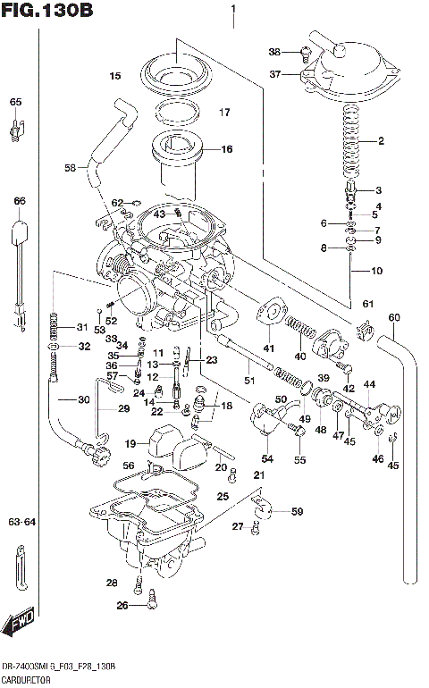 CARBURETOR (DR-Z400SML6 E28)