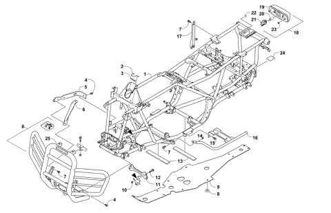 FRAME, TAILLIGHT, AND RELATED PARTS (SE)