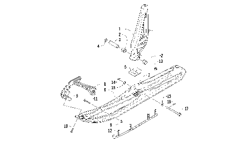 SKI AND SPINDLE ASSEMBLY [95263]