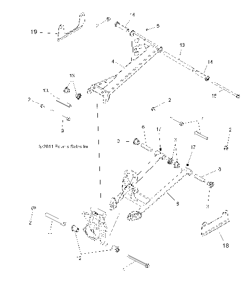 SUSPENSION, REAR - A14YN8EAJ/EAT (49MVSUSPRR12SP850)