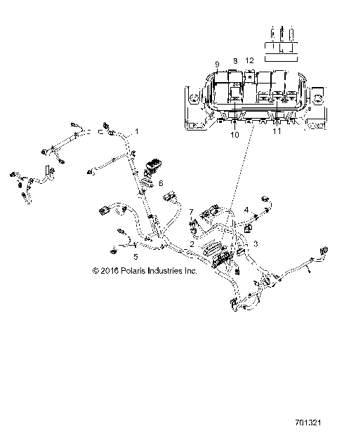ELECTRICAL, WIRE HARNESS - Z18VHA57F2 (701321)