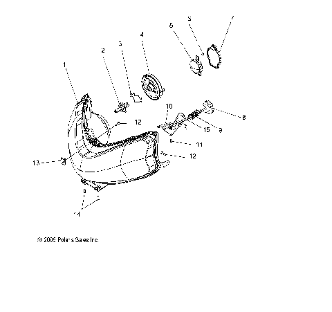 ELECTRICAL, HEADLIGHT - S08PB8ES/EE (49SNOWHEADLGHT08800IQ)