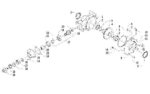 REAR DRIVE GEARCASE ASSEMBLY [85565]