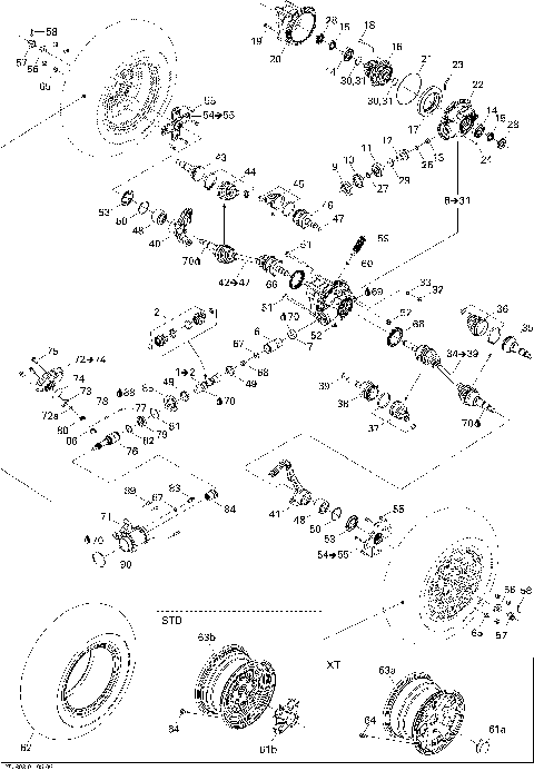 07- Drive System, Front STD