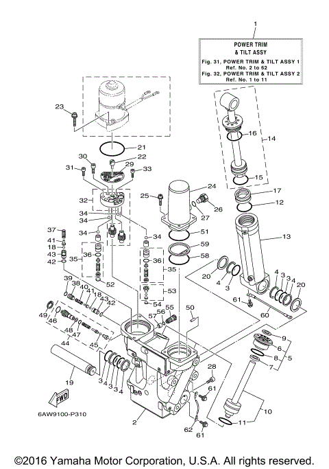 POWER TRIM TILT ASSY 1