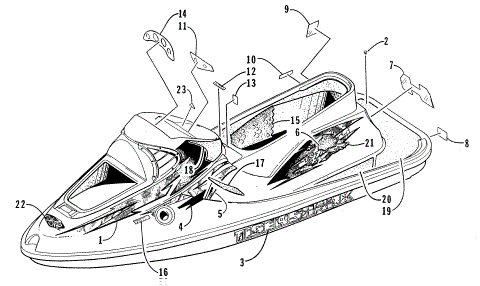 DECAL AND FOOTPAD ASSEMBLY