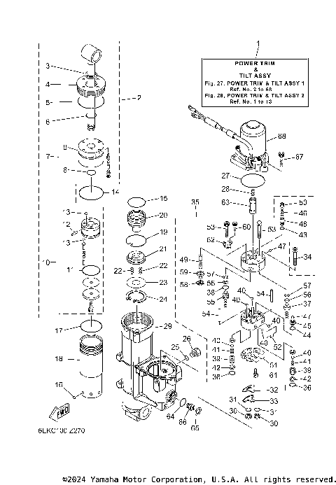POWER TRIM TILT ASSY 1