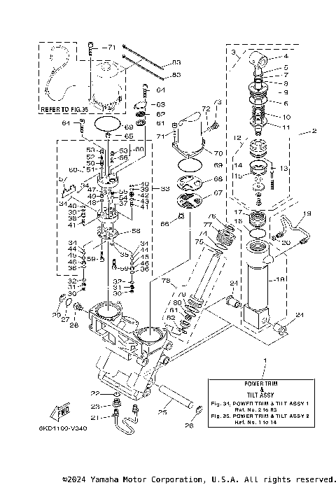 POWER TRIM TILT ASSY 1