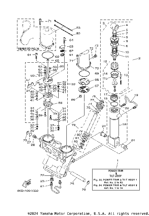 POWER TRIM TILT ASSY 1