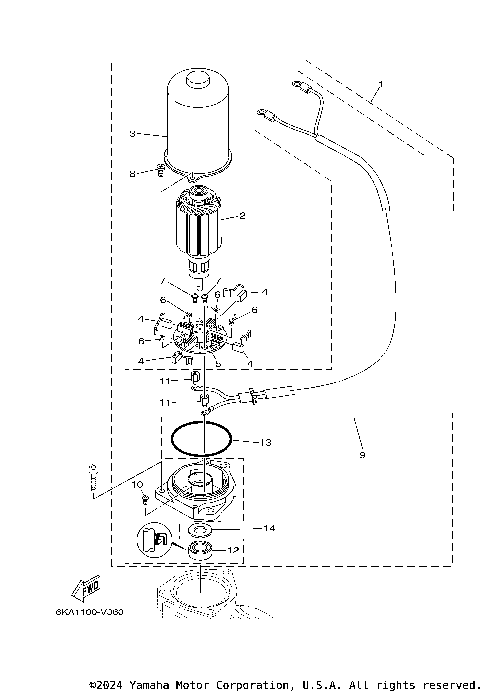 POWER TRIM & TILT ASSY 2