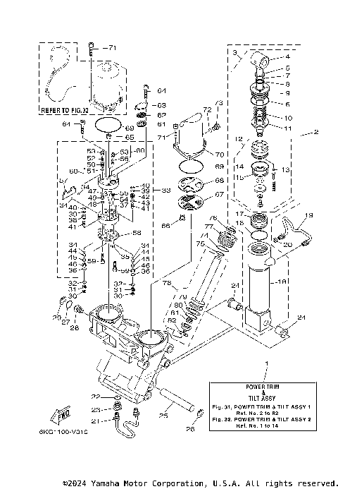 POWER TRIM TILT ASSY 1