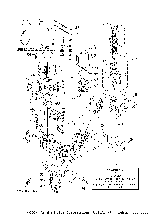 POWER TRIM TILT ASSY 1