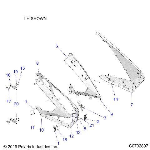 BODY, DOORS - Z21RAC92AL/AX/BL/BX (C0702897)