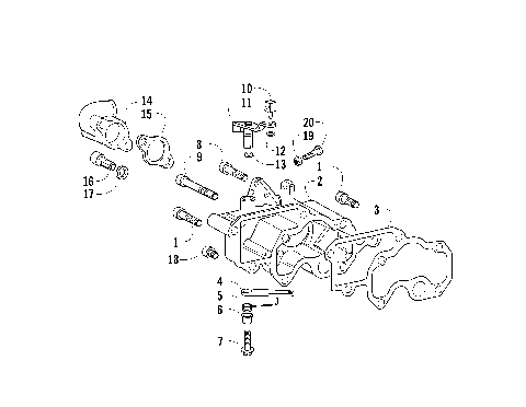 INTAKE MANIFOLD AND THROTTLE CONTROL ASSEMBLY [94181]