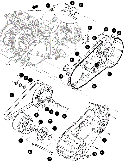 CLUTCHESCLUTCH COVER [302563]