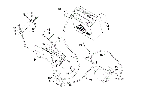 BATTERY AND TRAY ASSEMBLY [91405]
