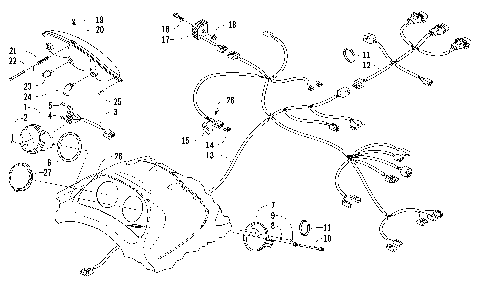 HEADLIGHT, INSTRUMENTS, AND WIRING ASSEMBLIES [86291]