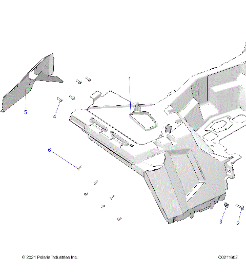 BODY, HEAT SHIELDS - A25SXD95A9 (C0211602)