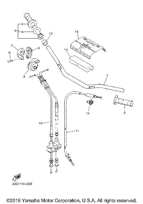 STEERING HANDLE CABLE