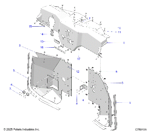 BODY, DASH AND FRONT PANELS - Z26RRE2KAL (C760106)