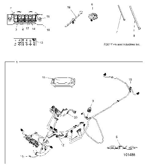 ELECTRICAL, HARNESS - A18SXD95B9/SXE95BR/BC/BE (101488)