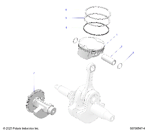 ENGINE, PISTON & BALANCE SHAFT