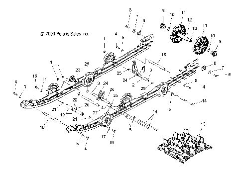 SUSPENSION, REAR - S08PL7JS (49SNOWSUSPRR08RMKSPL)