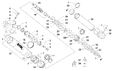 FRONT SUSPENSION SHOCK ABSORBER [101539]