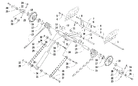 REAR SUSPENSION REAR ARM ASSEMBLY [101588]