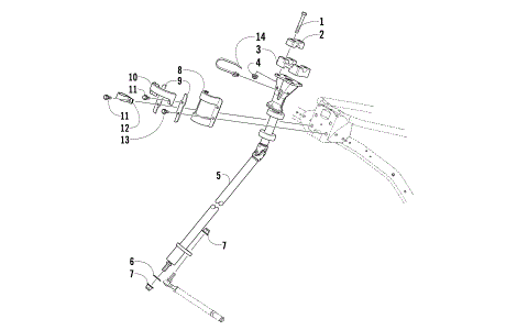 STEERING POST ASSEMBLY