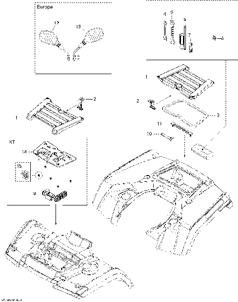 09- Front and Rear Trays STD