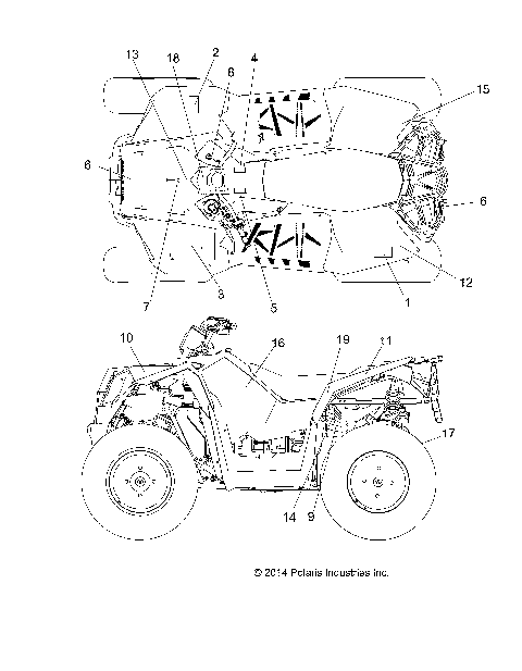 BODY, DECALS - A15SVE95FW (49ATVDECAL15SCRMEU)