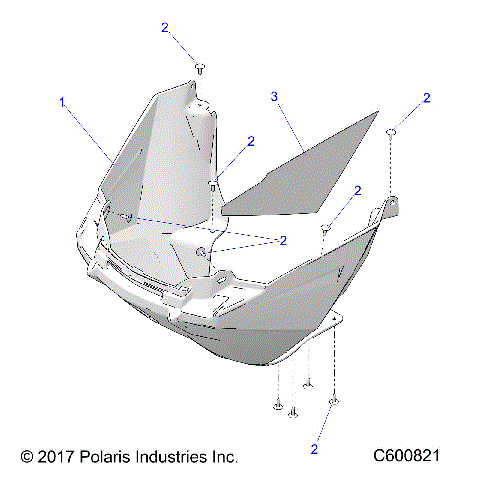 BODY, NOSEPAN ASM. - S19CBU5BSA/BSL/BEL (C600821)