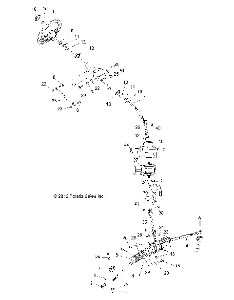 STEERING, STEERING ASM. - R13XT9EAL (49RGRSTEERING13JAGX)