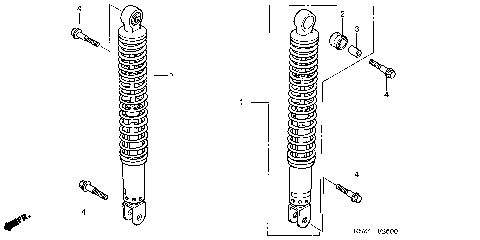REAR SHOCK ABSORBER
