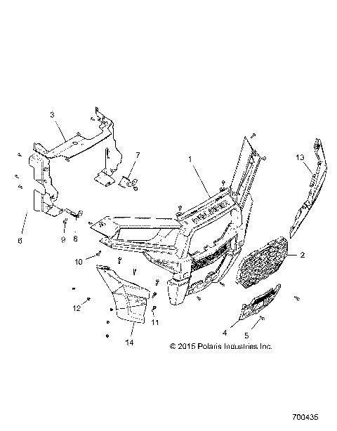 BODY, FRONT BUMPER - Z16VDE92NH/NW (700435)