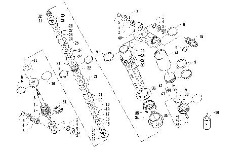 FRONT SUSPENSION SHOCK ABSORBER [98596]
