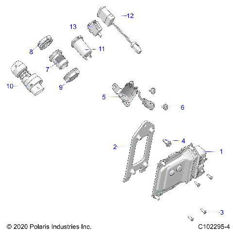 ELECTRICAL, SWITCHES, SENSORS and ECM - A21SEK57AG/BG (C102295-4)