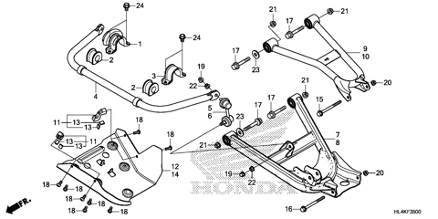 REAR ARM@REAR STABILIZER