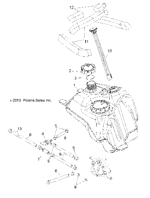 BODY, FUEL SYSTEM - A11NA32FA (49ATVFUEL11BOSSI)