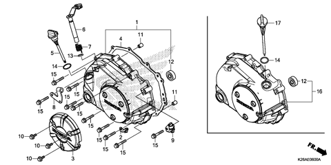 RIGHT CRANKCASE COVER
