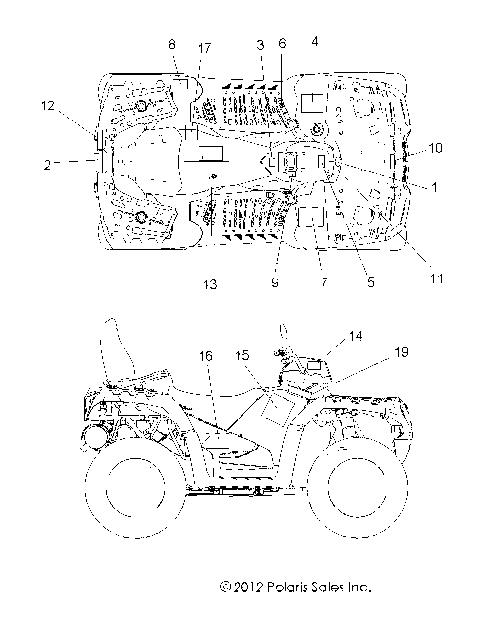 BODY, DECALS - A13DN5EFL (49ATVDECAL13SPTRG550EPSI)